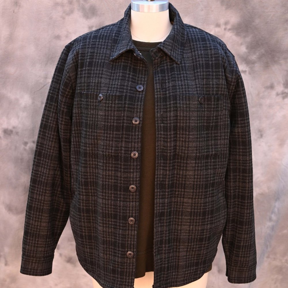 Vince men's jacket checkered warm